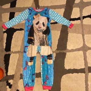 Dancing panda onesie